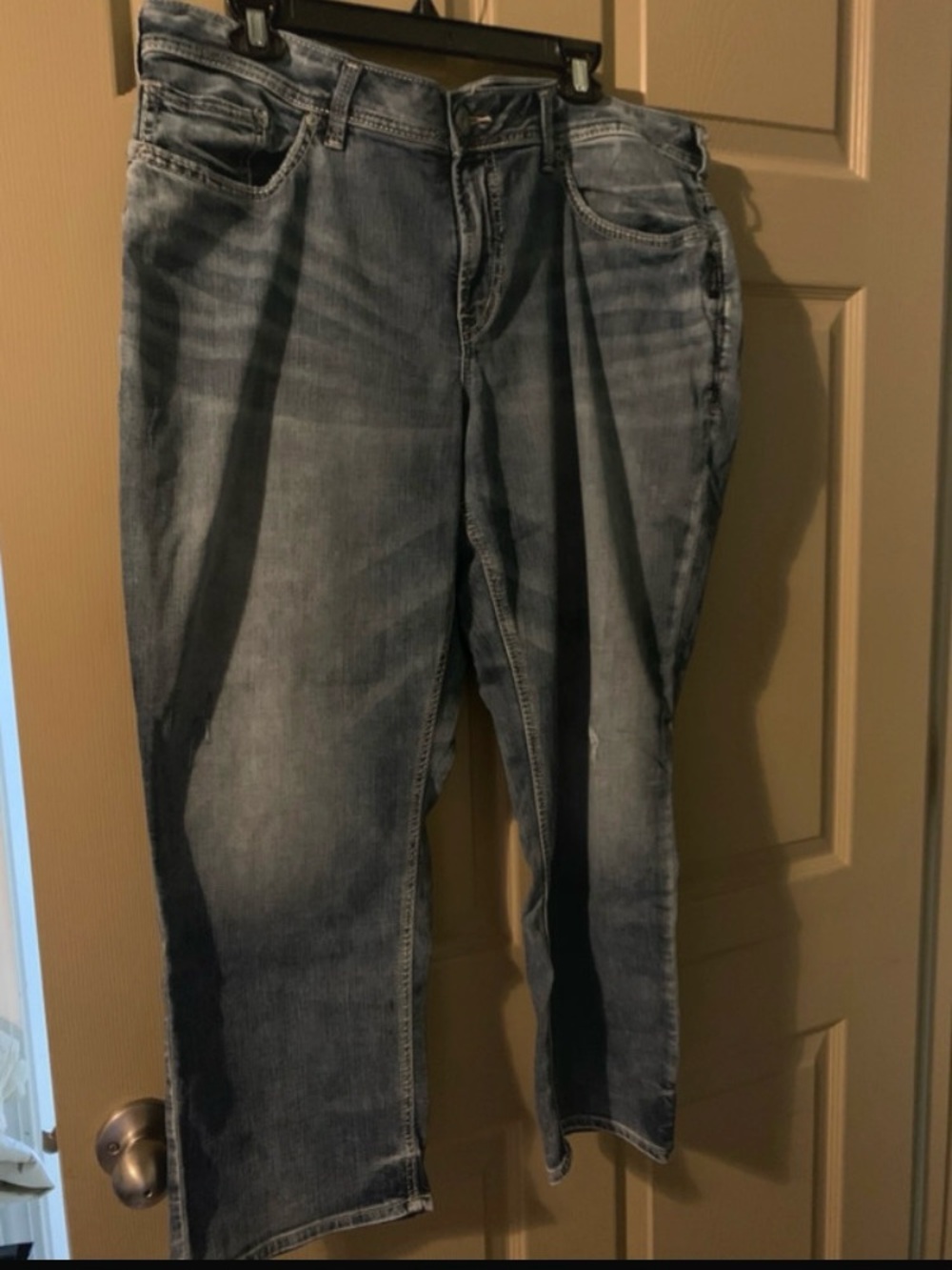 Silver Jeans Light Blue Cropped Women's Jeans